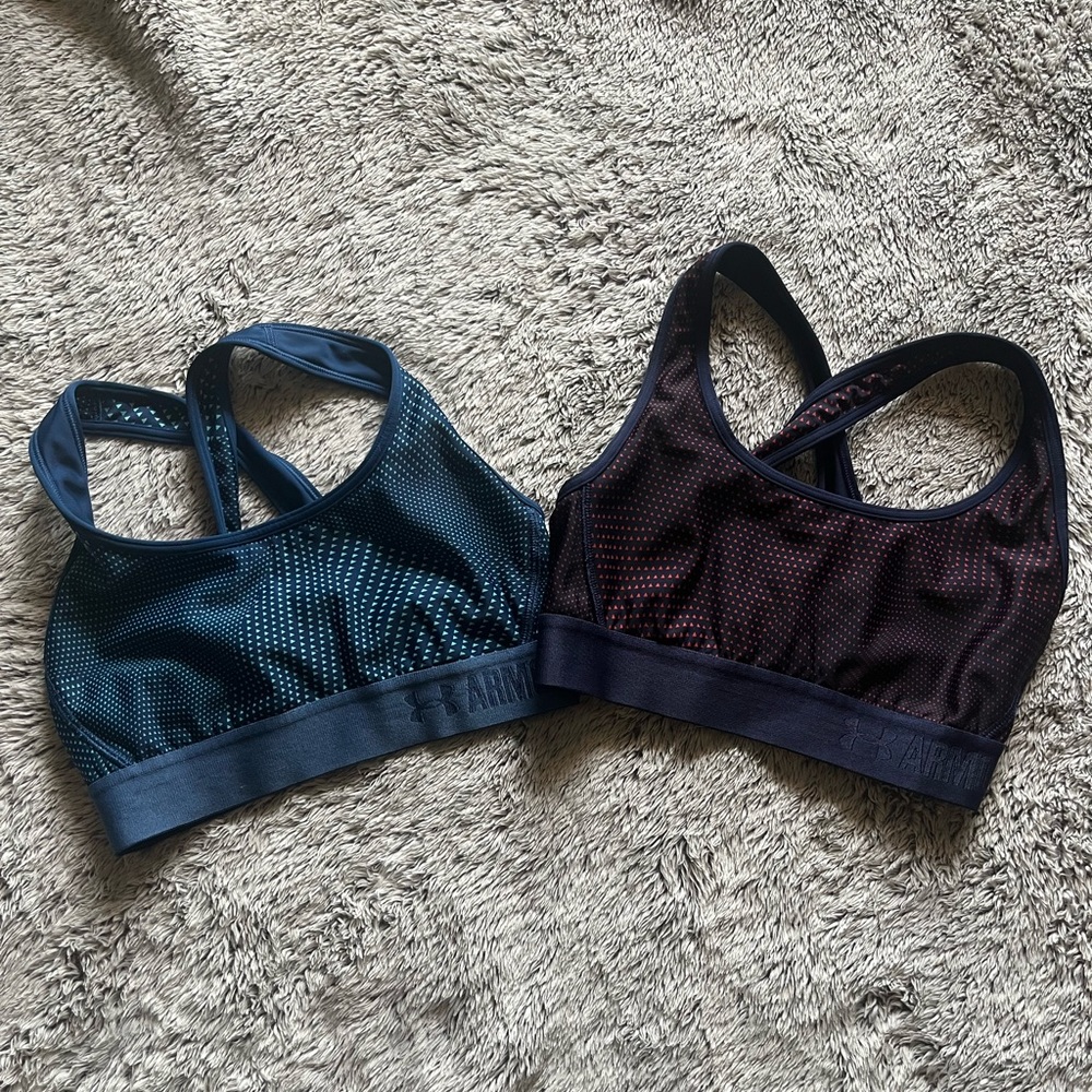 2 Under Armour Sports Bras XS